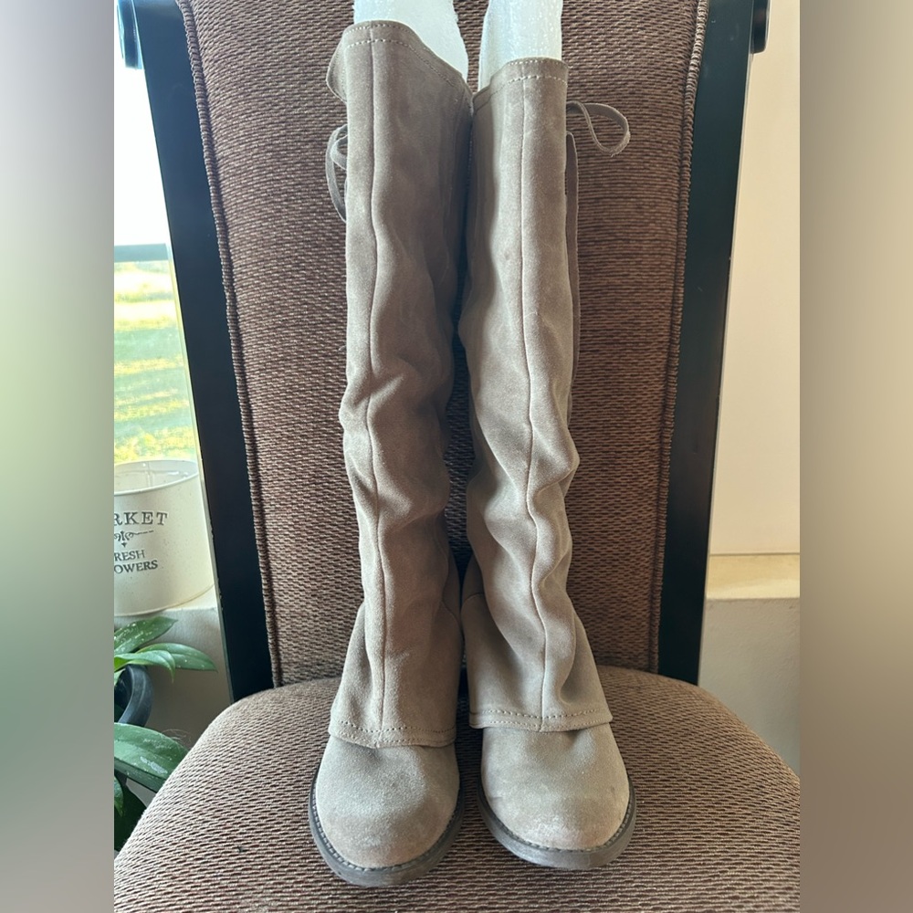 Naughty Monkey Mid-Calf Suede boots